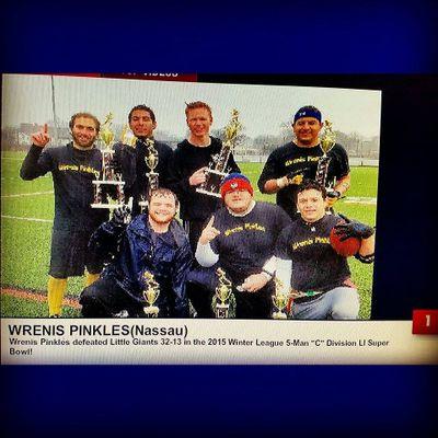 LIFFL team. 2014-15 winter league champions