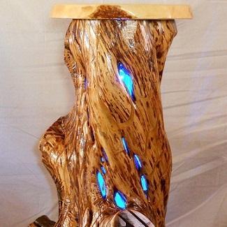 Very unique wood lighting! U.S. PATENTED