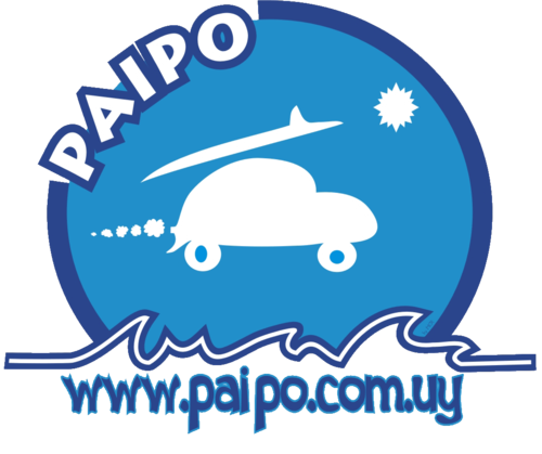 El Paipo, sitio de surf uruguayo. El mar de hoy, hoy.