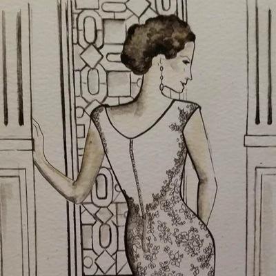 Bespoke fashion and wedding dress illustrator.