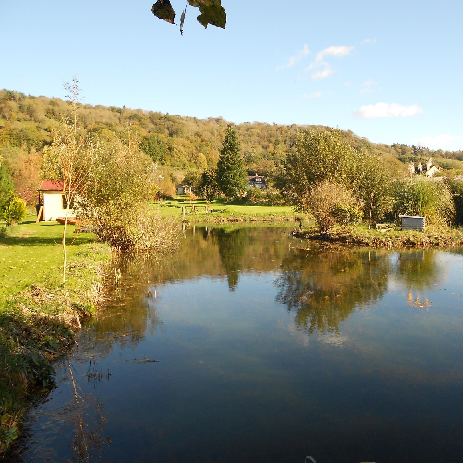 We offer 1 and 2 bedroom holiday lodge cabins ( £95/£155)
We have a spring fed trout lake stocked with rainbows