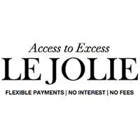 Le Jolie is your exclusive fashion destination for designer brands up to 70% off retail price with the option of Flexible Payments. #ShopLeJolie