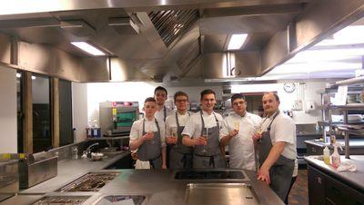 tweets from Michelin stared kitchen Fischers @ Baslow Hall