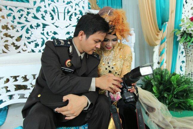 Rahmat Hidayat's wife