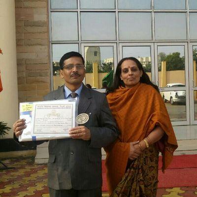 M.A.,  B.Ed, Ph.D, LL.B Studies in  Patna University. Working in Kendriya Vidyalaya, Keshavpuram, N. Dehli- 35