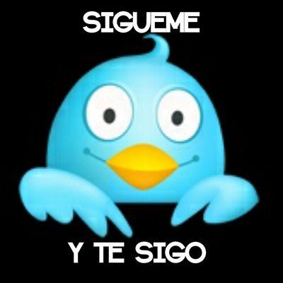 si me sigues te sigo, y si no me sigues te dejo de seguir