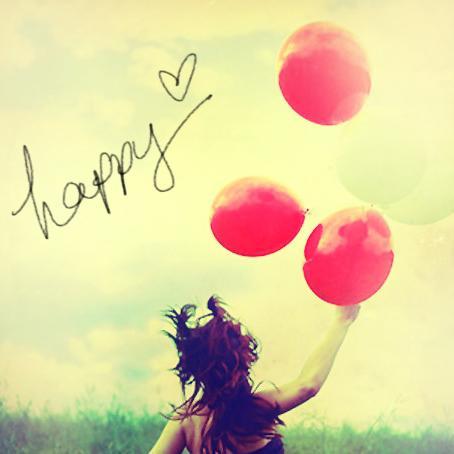 I have just one day, today, and I'm going to be happy in it..