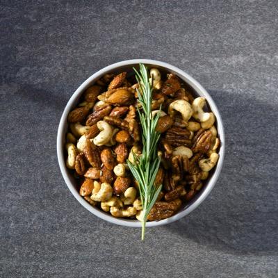 Rickson's Original Spiced Nuts. Handmade in Mobberley, Cheshire.