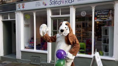 Children's shoe fitting specialists.