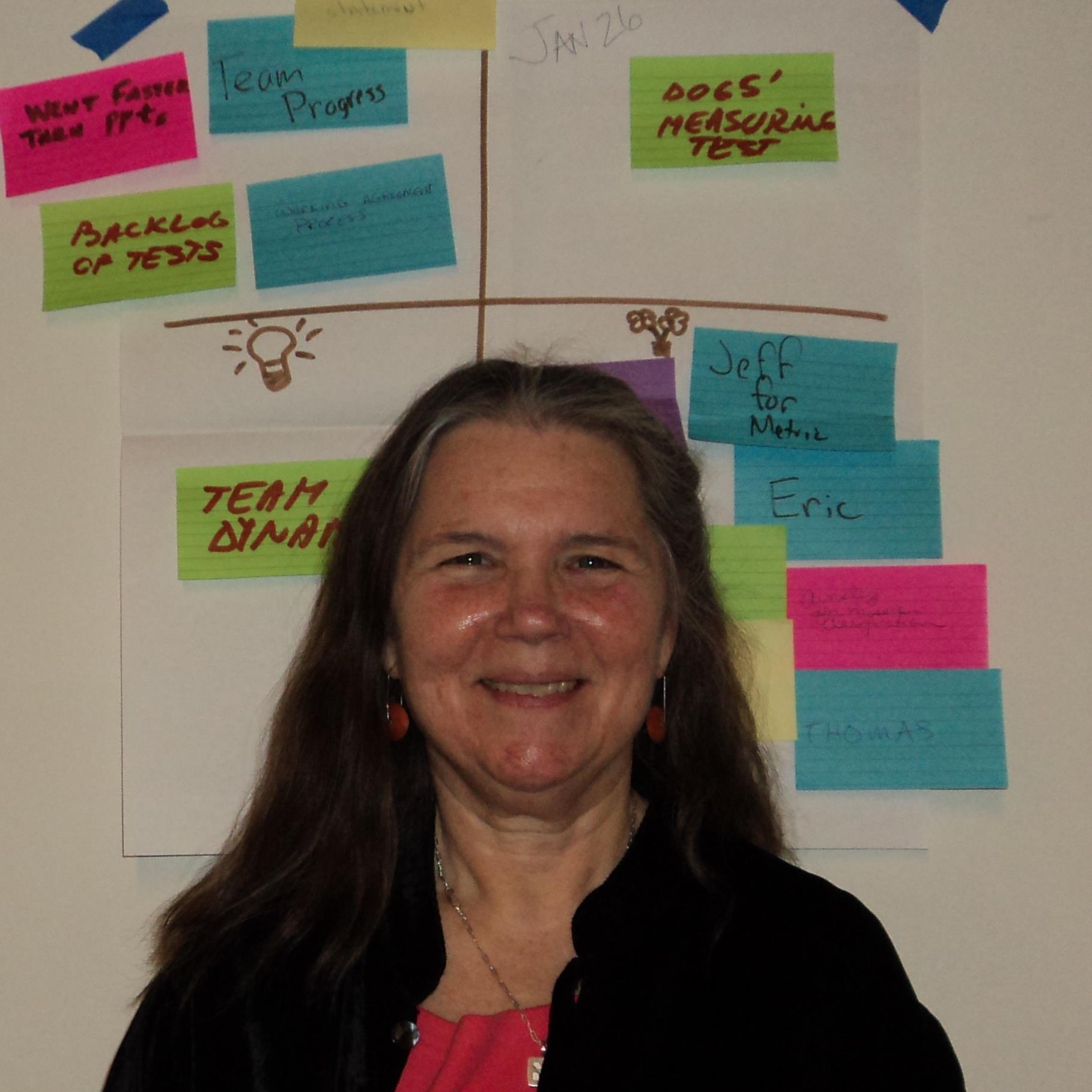 consultant, facilitator, adjunct prof, author, agile proponent, Open Space, World Cafe, Chartering, Retrospectives, PMI, enjoying life!!!