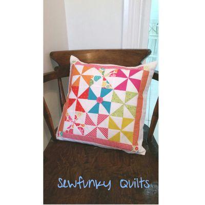 Owner/Designer at Sewfunky Quilts.Custom designed patchwork and Applique Products.Quilts,Cushions,Bed Pillows for all Occasions.