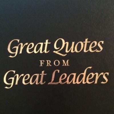 QuotesLeader's profile picture. Great Quotes From Great Leaders