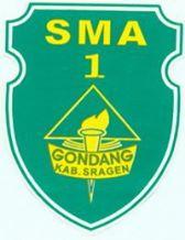 SMA N 1 Gondang Jl. WismaPraja Gondang Sragen Telp.(0271) 887113 || meningkat dlm prestasi, berdisiplin tinggi, berbudi pekerti luhur, bernuansa iptek dan imtaq
