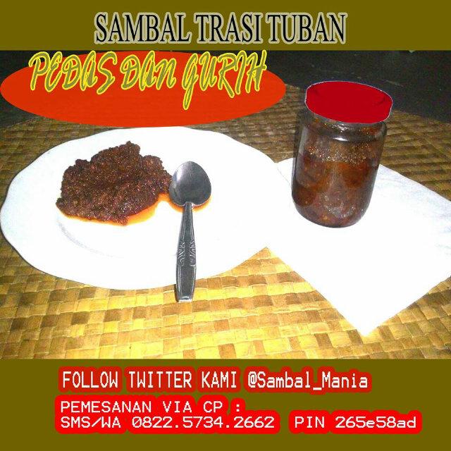 Menjual sambal trasi tuban via online cp WA 082257342662 pin 265e58ad | belajar Mandiri | be enterpreneurship