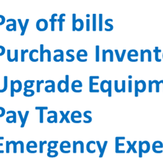 DiegoBardosCPVH's profile picture. Pay off the bills, Purchase inventory, Upgrade equipments, Pay taxes, Emergency expenses.