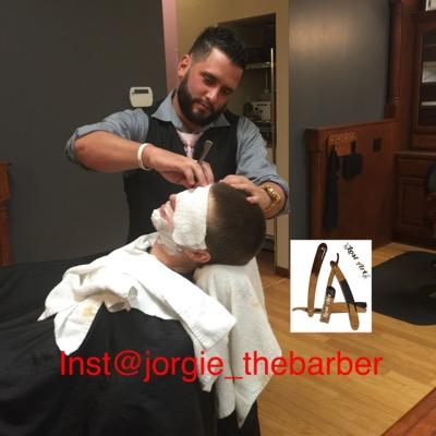 old school barber  with a new school swag.