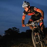 Endurance MTB racer. Made possible by: Taylored Cycles, Exposure/USE, FUNN, ESI Grips, Team JMC