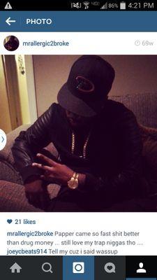 SHAJIGGS's profile picture. ALLERGIC 2 BROKE BUT IMMUNE TO THE H8TERS