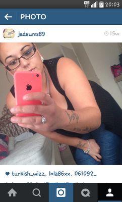 just jade.  when you see me by myself dont get it twisted i am my own team