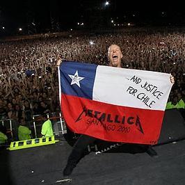 esta es la nueva pagina para todos los fans de meallica de chile y el mundo