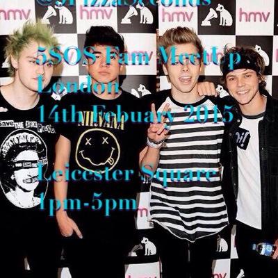 London Fan Meet Up. 14th February 2015. 12pm onwards. Leicester Square. Come dressed as Superheros, Fruit or In Merchandise. @courtspenguinn @georgia_hxll
