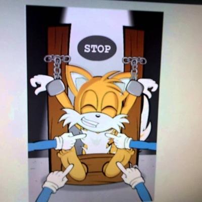 hi i am tails and i am so ticklish