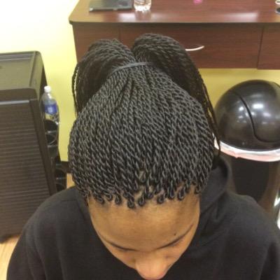 We (specialize) in natural hair & braiding. Contact the manager @ 919-878-8851 for appointments or contact owner @AfricaGullySide ( IG: MarlysHairBraiding )