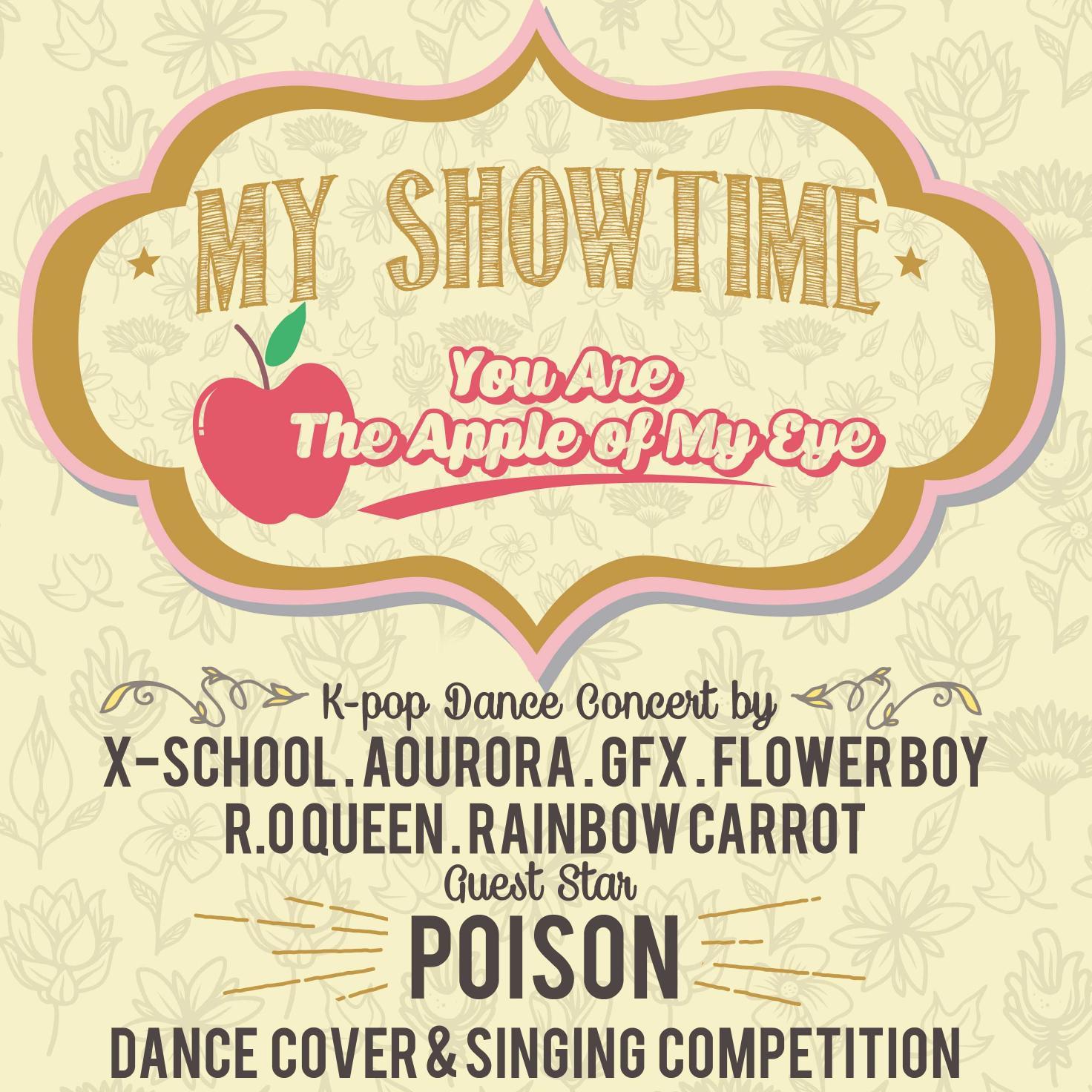 K-Pop cover dance management · @RNBWCarrot · @BD2R · @XSCHOOLOFFICIAL · @AOURORAOFFICIAL · @FBoy_Official · @GFX_Dance · @ROQueen_