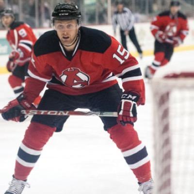 professional hockey player drafted by the New Jersey Devils currently playing for the Albany Devils @AHL