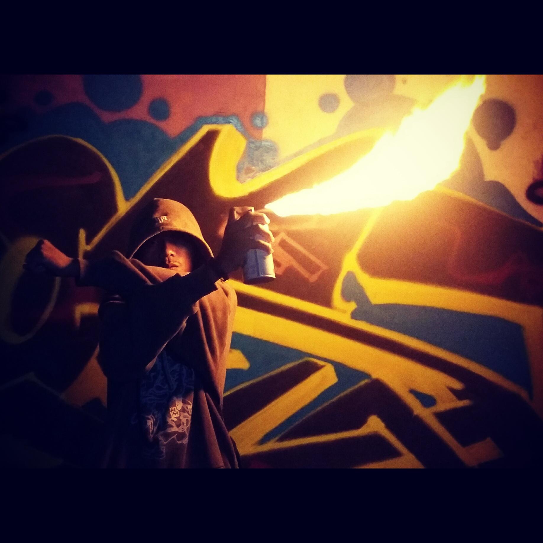 GRAFFITI WRITER / STREET TROUBLE ARTIST.