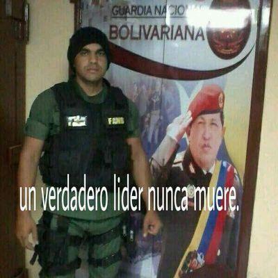 Guardia Nacional Bolivariana de Venezuela, no soy político soy Chavista y hasta la médula espinal. .