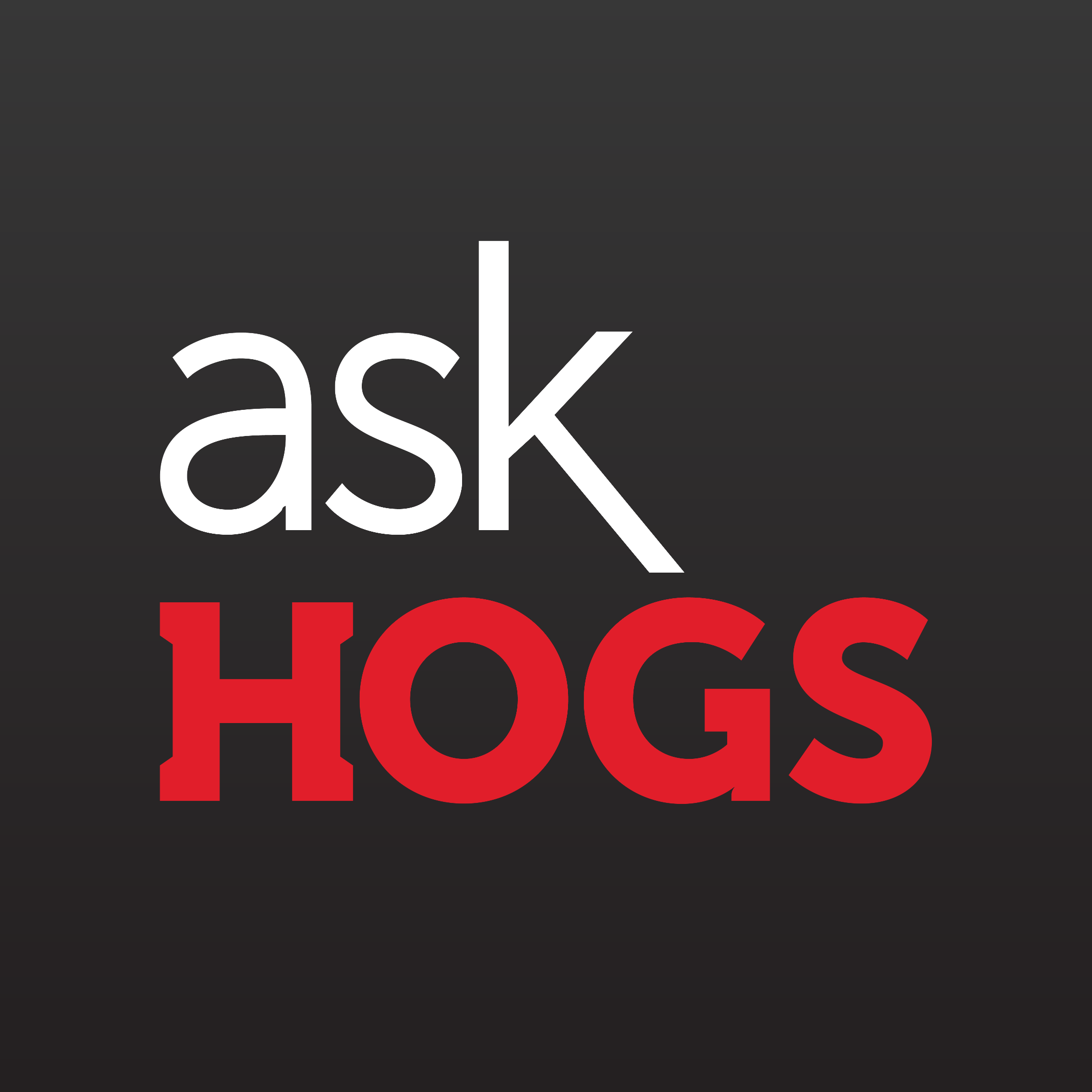 AskHogs's profile picture. A better place to find information about #UArk. AskHogs is a question and answer app for students to help other students.