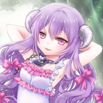 Hello hello I am the demon Gabriella~ Its nice to meet you~ Do you have shrimp~?