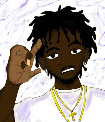 Its ya boy lil boo da menace but not that boy dennis
JBG 
KMF
JUNGLE BOYY G4NG 
G4NG G4NG