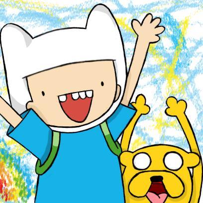 Sou o Finn de Hora de Aventura, meu melhor amigo é o Jake e juntos fazemos grandes aventuras na Terra de Ooo