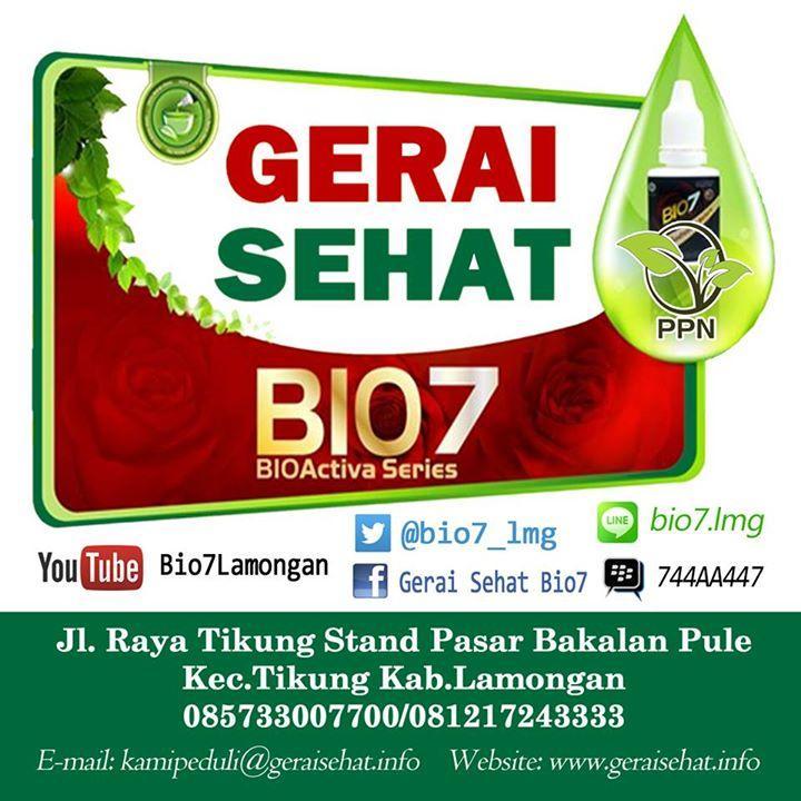 Jamu tetes warga Lamongan ya BIO7. Terbukti sudah banyak yang sembuh