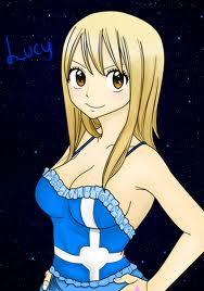 Member of Fairy Tail • Born to protect my comrades • Brown eyes • Blond hair • Your warrior princess • Natsu's Girl ♥