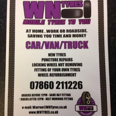 WN Tyres is a local family run business, who deal in supplying and fitting tyres.
We currently serve Ashford, Middlesex and the surrounding areas.