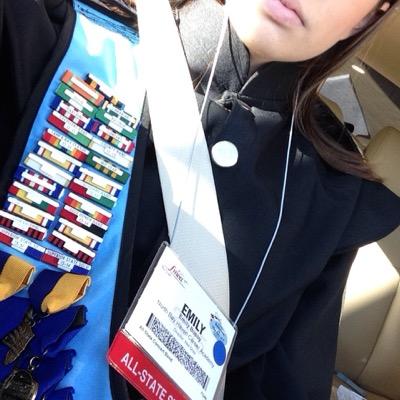 sophmore • flute player • mellophone player • future music educator