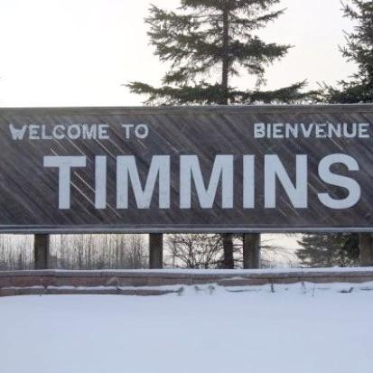 Timmins is a city in northeastern Ontario, Canada on the Mattagami River. Not the official account.