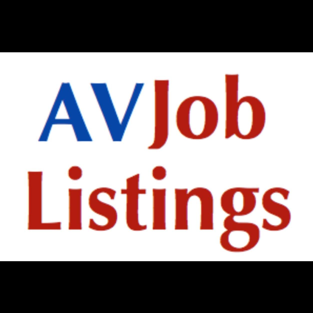 The #1 Jobs Site in AV. Operated by AV Pro's for AV Pro's. Unlimited job ads for $200/yr. Recruiting. Staffing. Get the Edge on Hiring.