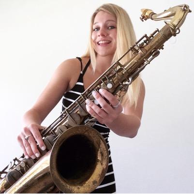 Some blonde who thinks the world's got the meaning of life all wrong, so she picks up her saxophone, enters another world and leaves this one behind...