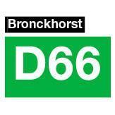 D66 Bronckhorst heeft 2 zetels in de raad. Bronckhorst is een grote plattelandsgemeente en is lid van de P10.