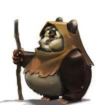 Just a retarded ewok playing Hearthstone and Magic the Gathering
