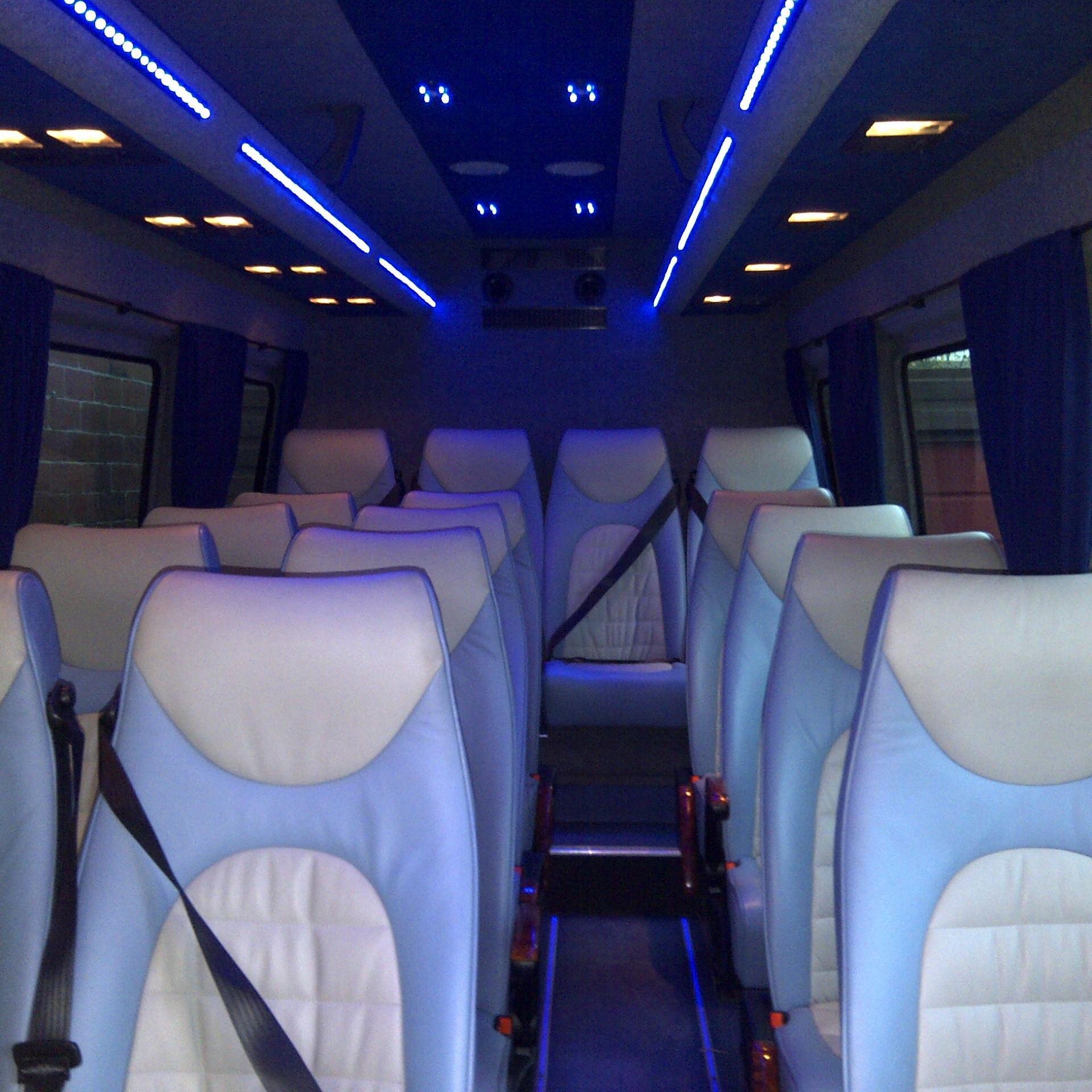 Mercedes 515CDi| Businesss & corporate class 8,12,16 LEATHER recliners	 Climate control, A/C & DVD/CD	 Large spacious luggage BOOT	 Browse pictures/ read REVIEW