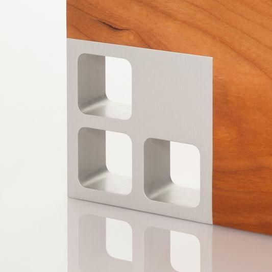 High design artisan cabinet hardware that completes a room with a modern sleek design.Open possibilities. Perfect balance of art and function.