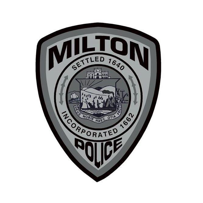Breaking News & Info from Milton P.D. MA  Not monitored 24/7 Report all emergencies/crimes/problems Call 911 or 617-698-3800.  Like us on Facebook