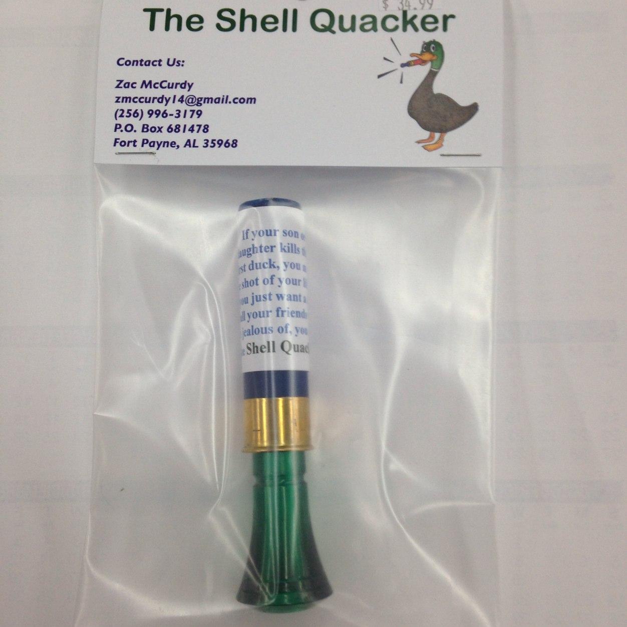 Shell Quacker is an up and coming duck call company focused on providing a high quality duck call in sound, craftsmanship, and style!