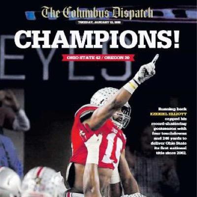 AFC North.
Big 10.
Columbus bred. 
Cleveland fed.