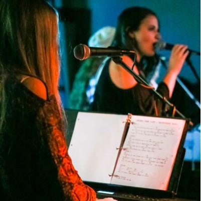 Musical Trio out of the heart of Starkvile, MS | Bonnie Brumley (pianist and vocals) Kaley Ball (guitar and vocals) Mariel Marcum (lead vocals)